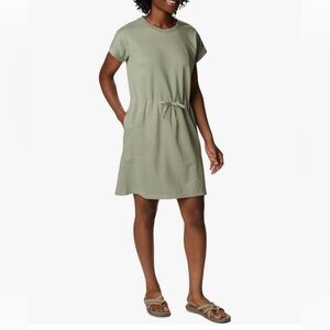 Columbia Women's Trek French Terry Dress Safari Heather Size M Active Outdoor